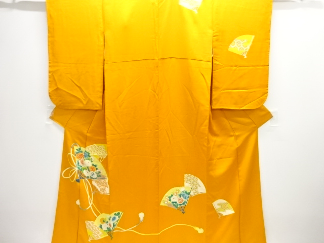 JAPANESE KIMONO / HOMONGI / FLOWER CLASSICAL PATTERN